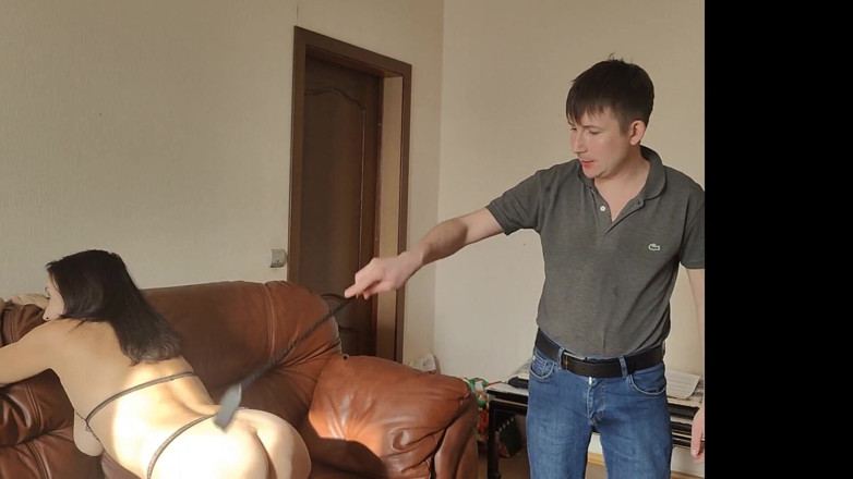 Tumanova Alina: Unceremoniously and Dirty Stepson Spanked and Destroyed Stepmother's Asshole and...