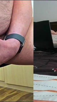 Cam zu cam mit einem Freund