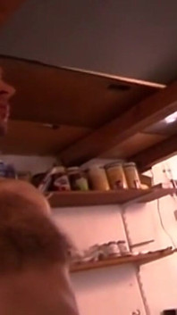 Dominatrix Stretches Submissive Man's Ass Wide in Garage