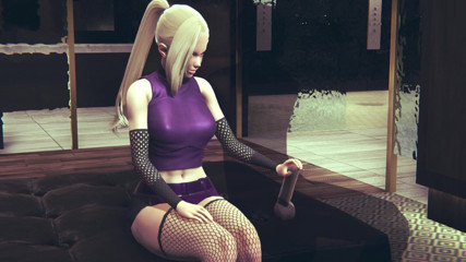 Waifu club 3D: Ino Yamanaka wird deinen schwanz wichsen, wenn du fragst