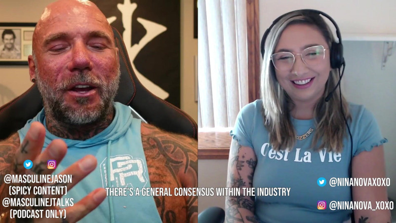 Raw and Uncensored with Masculine Jason: Pornohvězda zpověď - Nina Nova (epizoda 176)