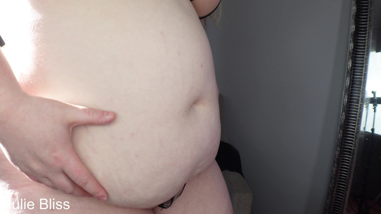 Julie Bliss: BBW, fetter bauchanbetung und wichs-Ermutigung