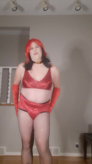 Victoria Lecherri: Your red satin whore for a night!