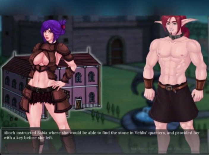 3DXXXTEEN2 Cartoon: Sabia bisa melihat melalui mata Vehlis (dan payudara). Seks kartun porno 3D