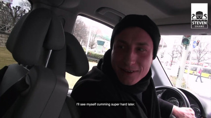 Steven Shame: Horny milf fucked in car: threesome in parking lot: melina...