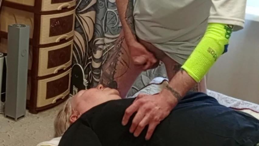 Jerking off My Dick to Cum on My Stepmom (Sweet July)
