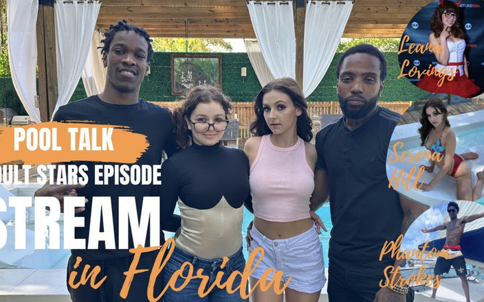 Mr Flourish Live: Mrflourish Подкаст - разговор у бассейна с участием Leana Loves, Serena Hill и Phantom Strokes