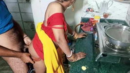 Best Ever Owner Rough Fucking Young Maid Girl Who Cooking Food in Kitchen XXX Porn in Hindi Voice