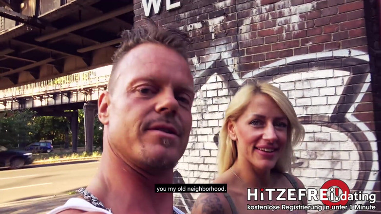 Hitzefrei: Mouthy FitXXXSandy fucked outdoors in craziest positions!
