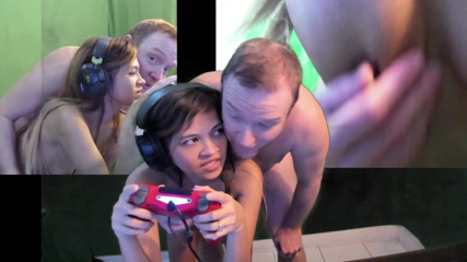 SexyGamingCouple: 3 kamera melihat permainan dan kongkek gaya doggy