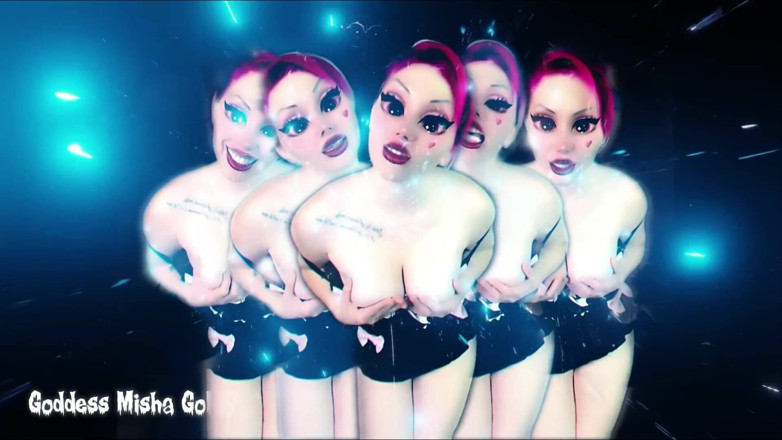 Goddess Misha Goldy: Your big tits obsession will only grow now, gooner!