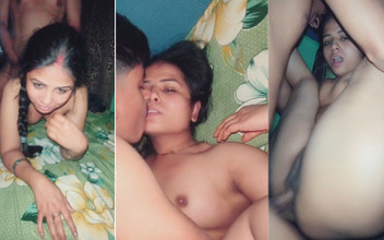 Hot Sis: Bini desi India dengan suami dan kawan dalam seks bertiga