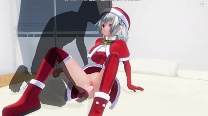 H3DC: 3D HENTAI - Gave a vibrator for Christmas