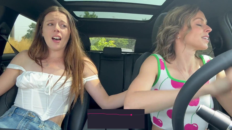 Serenity Cox: Nadia Foxx &amp; Serenity Cox Using Lush Remote Controlled Vibrators in...