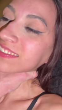 My Stepdad and I Fuck Skinny Latina and Pour the Milk in Her Mouth.