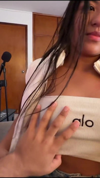 Beautiful Colombian Mishell Gets Fucked by a Big Dick!