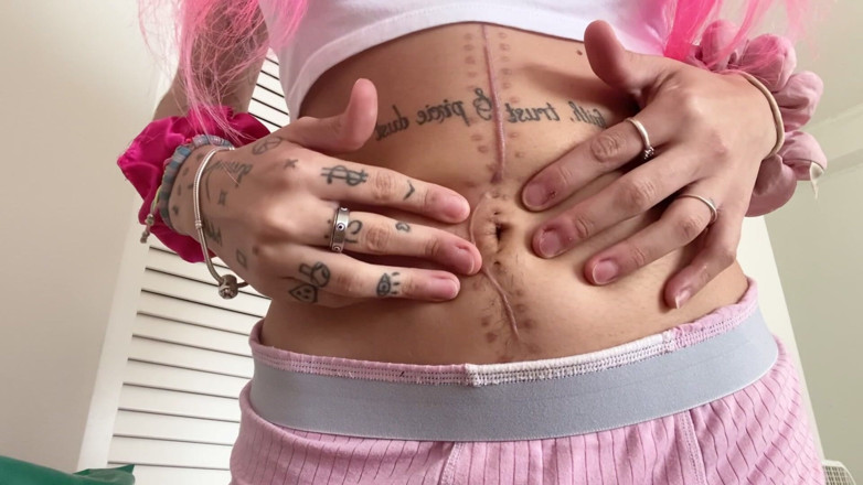 Nali Marie: Belly Button Fingering POV Scar Fetish Tummy Petite Stomach
