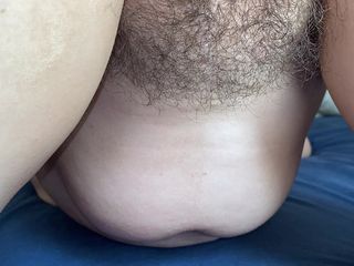 Mary Di: Hairy Anal Creampie 4K HD Close up Gaping Ass Hole.