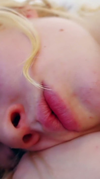 Navy Bed, Big Round Ass - Curly Blonde Tongues Her Blonde Girlfriend From Behind