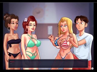 Johannes Gaming: Summertime saga - Eva had her baby ... Johannes fucked Maria while...