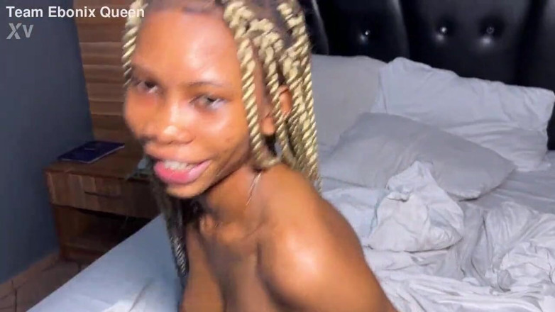 Ebony Legeng: Seks threesome ganas sama mahasiswi nakal kulit hitam