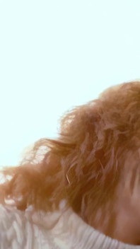 Ann-lorca: Horny MILF Redhead Ann Lorca Doing a Hot Striptease in the Stairs