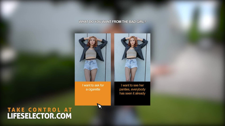 LifeSelector: Veronica Leal wordt buiten na de les in haar kont...