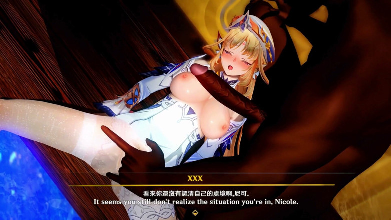 NSFWOtaku: Genshin Impact - Hony Nicole Ntr Sex Scene - 3D Hentai Animations