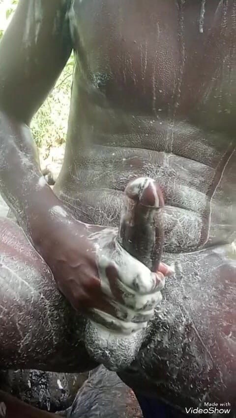 Sexyjayla254: Sabão masturbação grande preto pau gozando fora parte 2