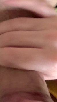 Creampie mulut sudut pandangan pertama wanita - blowjob selepas senaman