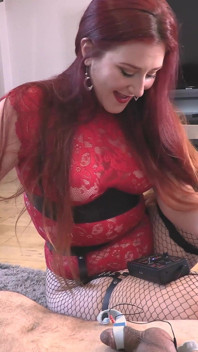 Premature Ejaculator Receives Post Orgasm Electrics
