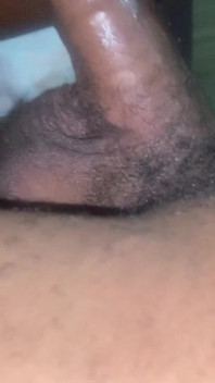 Ebony Teen with Hot Body Gets Ruthless Doggy Style Wet Pussy Side View