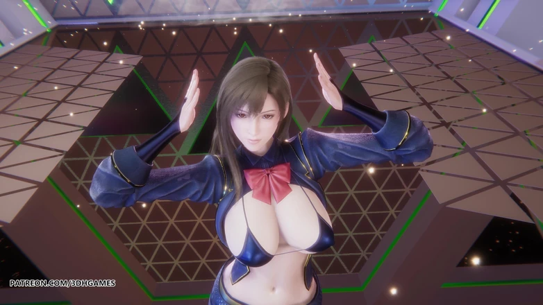 3D-Hentai Games: Chung Ha - Algoritm Tifa Lockhart sexig striptease final fantasy hentai...