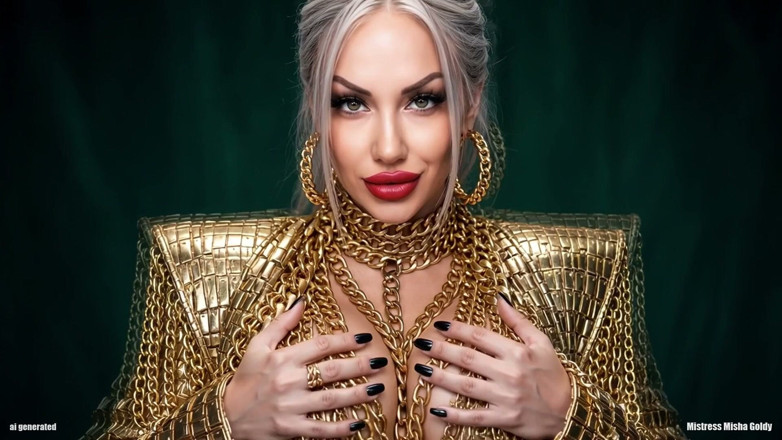 Goddess Misha Goldy: Pinned by My Heel
