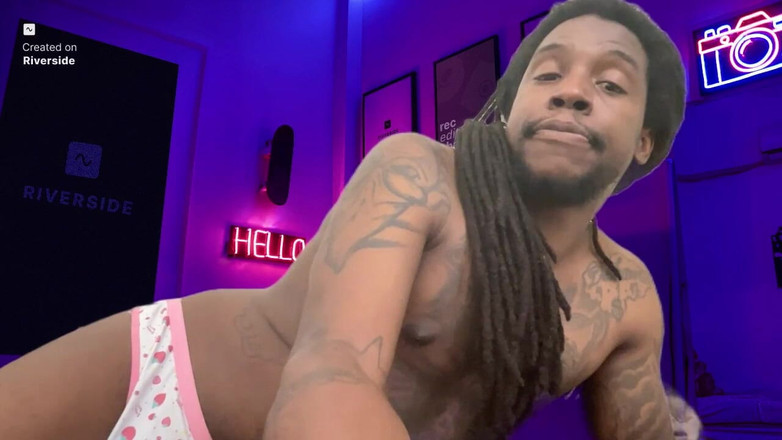 Emperor Kai Da God King: Ebony Solo Tease in Tight Thong - up Close &amp; Personal