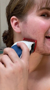 First Time Shaving My Facial Hair