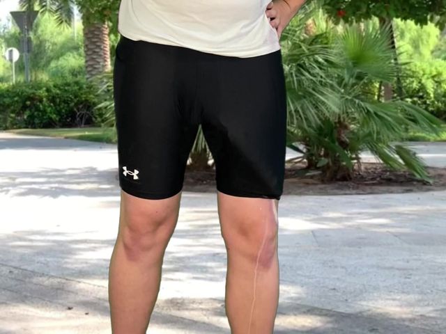 Massive Cock Outdoor Flashing Cum (Lucas Nathan King)