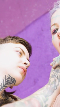 Shy Tattooed Alt Teen’s First Anal Orgasm with Doxy Fingering