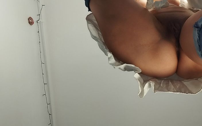 Mirsur: Naughty Sexy MILF Tries on Naked Clothes. Latin Hairy Pussy...