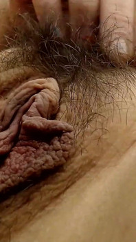 Velké sexy kundičky rty hraní s obrovskými stydké pysky detailní