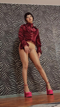 Ponny Letany Dancing and Showing Her Sweet Ass and Sexy Legs in High Heels
