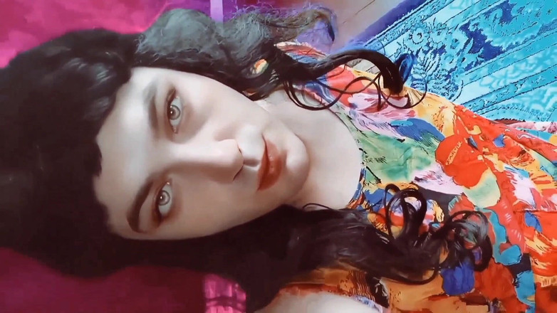 Kitty_Cross: Süßer cumshot ladyboy hände frei, große spermaladung, heißer dicker arsch