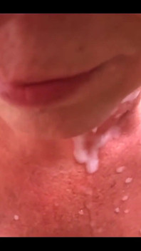 Blow Job with Cam on My Head and Cum a Lot on My Boobs