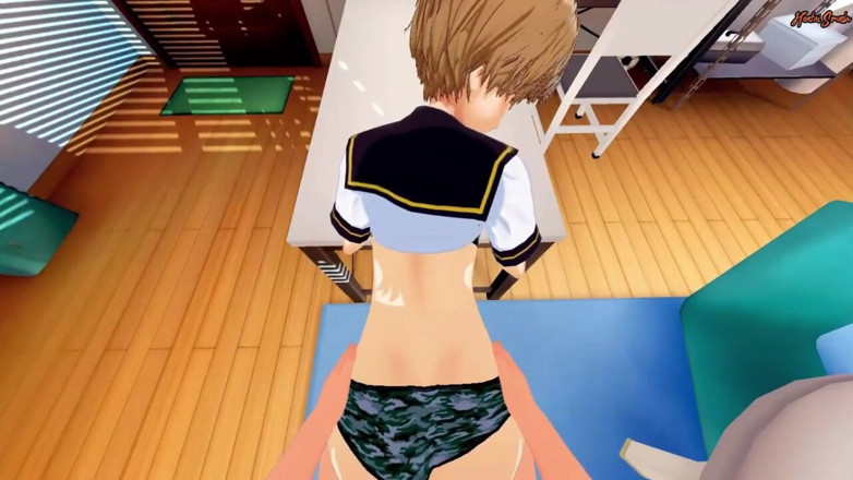 Hentai Smash: Teen Satonaka gets fucked and creampied from your POV - Persona 4...