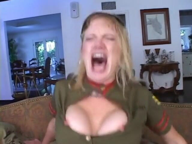 Anal seduction: Blond slut gets her tight ass slammed