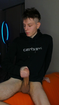 Horny College Twink Edges Huge Cock Until Explosive Cumshot