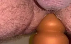 Massive Dildo Going Deep Into My Ass, Almost All the Way!