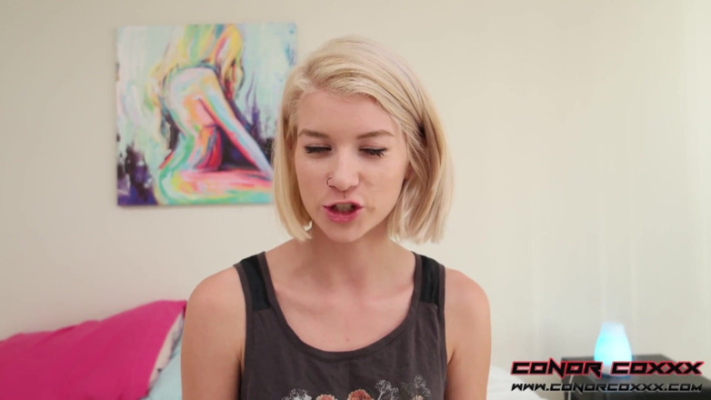 Conor Coxxx: Tiny Young Blonde Deepthroat Blowjob with Arya Faye