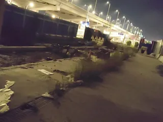 Take a Look at the Construction Site After Work