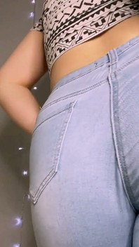 Tight Jeans Ass Worship & JOI - Mesmerizing Close-up Booty Tease